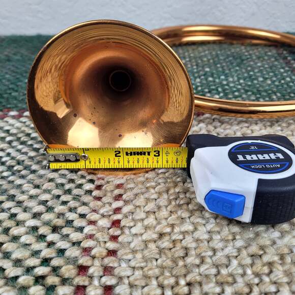 Vintage Copper and Brass Hunting Horn - Picture 5 of 5